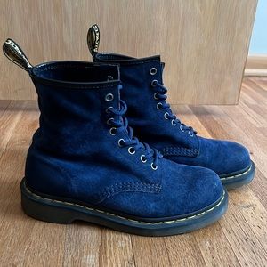 Blue Suede Dr. Martens